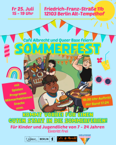 Plakat zum Sommerfest